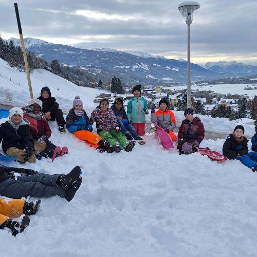 Spielen im Schnee 3c