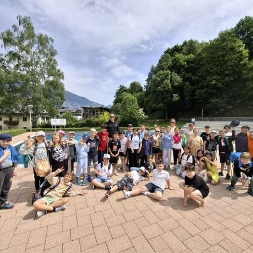 3a und 3d im Schwimmbad