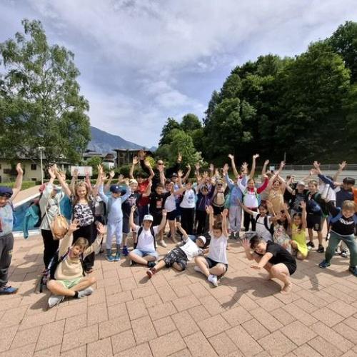 3a und 3d im Schwimmbad