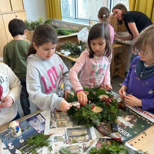 Adventkranzbinden