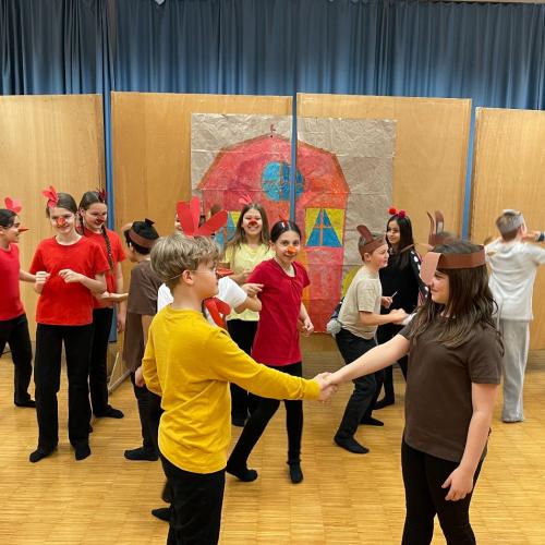 Osterhühner und Haseneier