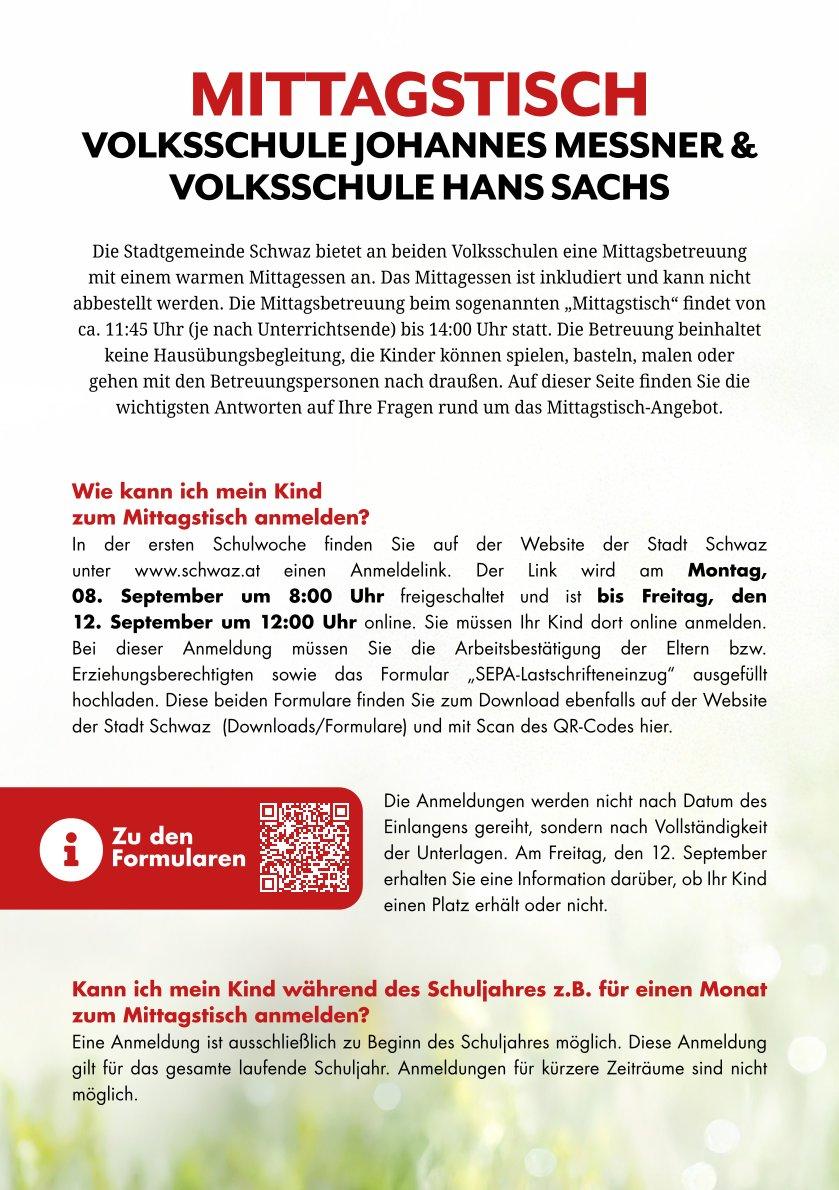 Mittagstisch
