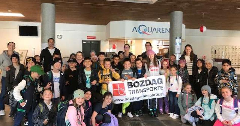 3a und 3b beim Schwimmen
