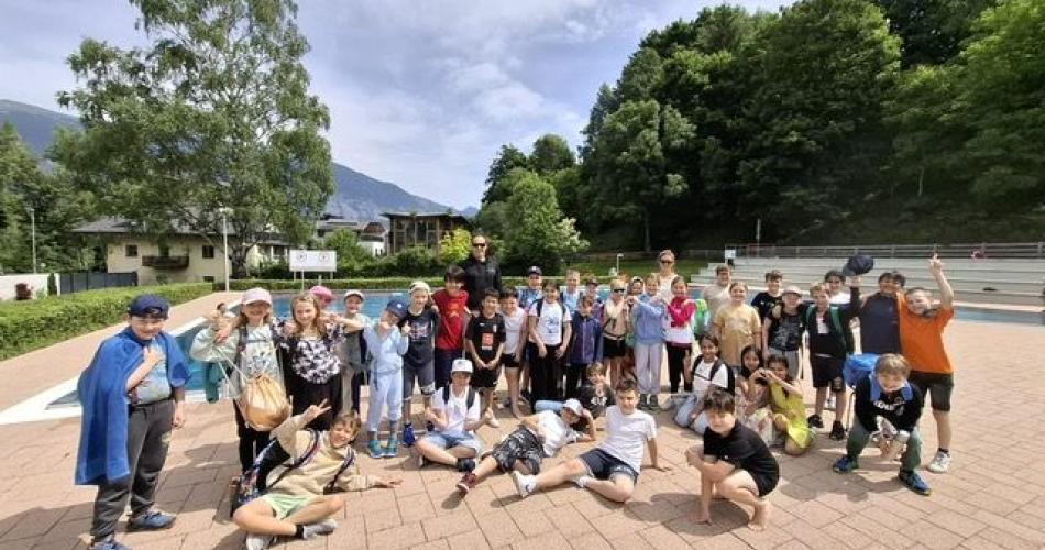3a und 3d im Schwimmbad